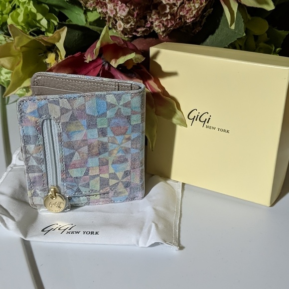 Gigi New York Kaleidoscope Calfskin Wallet - Picture 3 of 4